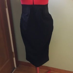 ASOS maternity black pencil skirt US 4